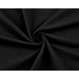 TISSU JERSEY UNI NOIR A0046